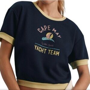 Daily Practice Baby Tee Cape May Cropped XL